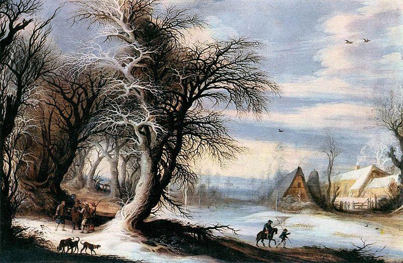 Gijsbrecht Leytens Winter Landscape Germany oil painting art